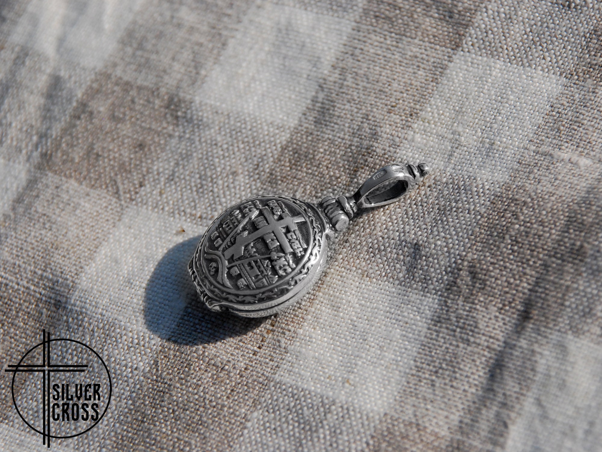 Holy Trinity Orthodox Locket Christian Jewelry Pendant - Saint ...