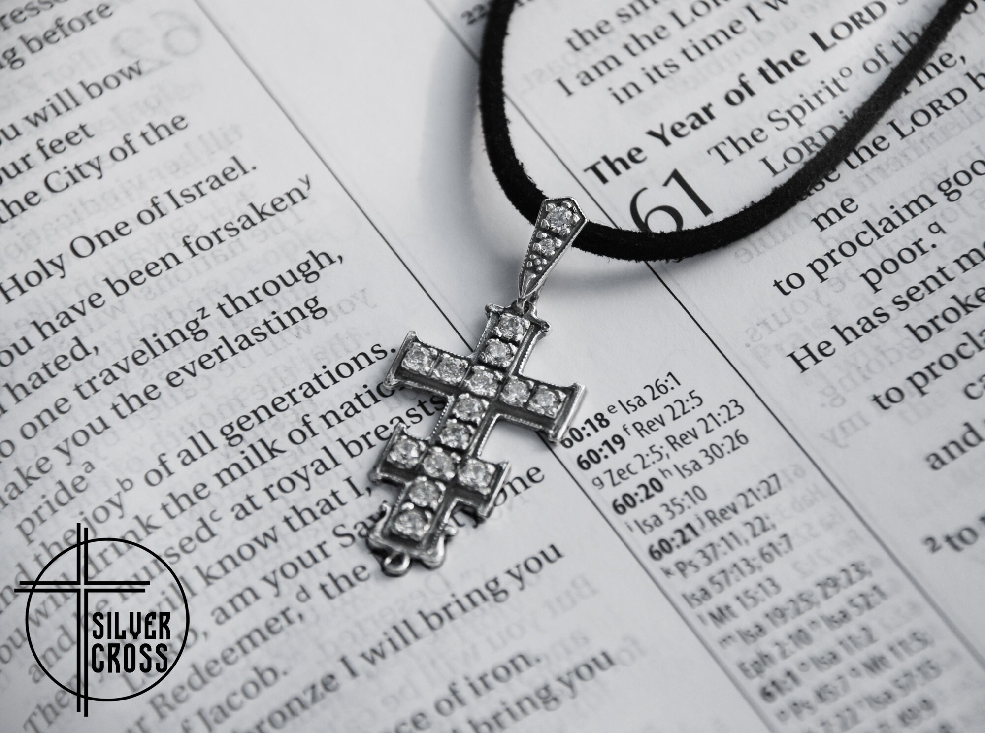 Collana con croce ortodossa in argento sterling di alta qualità • Regalo • Semplice ciondolo con croce ortodossa in oro