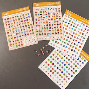 World & USA Map Flag Push Pins: Travel Tracker Set