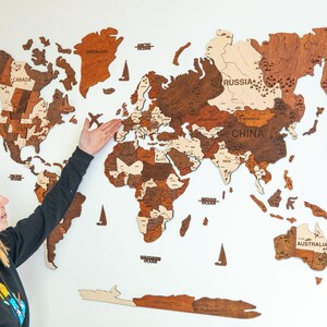 Carte de voyage pour couples avec épingles | Décoration murale en liège personnalisée | Cadeau de mariage ou de fiançailles