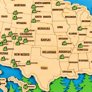 National Parks Map USA