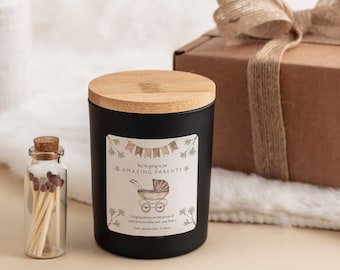 You're going to be amazing parents scented candle FREE Gift package Parents to be gift for new mum dad Baby shower Pregnancy Congratulations