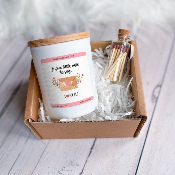 Duftkerzen Set 4-tlg Für Frauen - Valentinstag Geschenk Mit 4 Düften