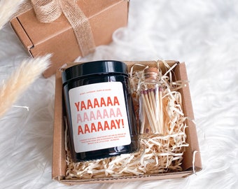 Regalo Di Laurea Per Lei 2024 - Candela Alla Lavanda (200g) Con Barattolo Riutilizzabile - Divertente Congratulazioni Per Donne E Uomini