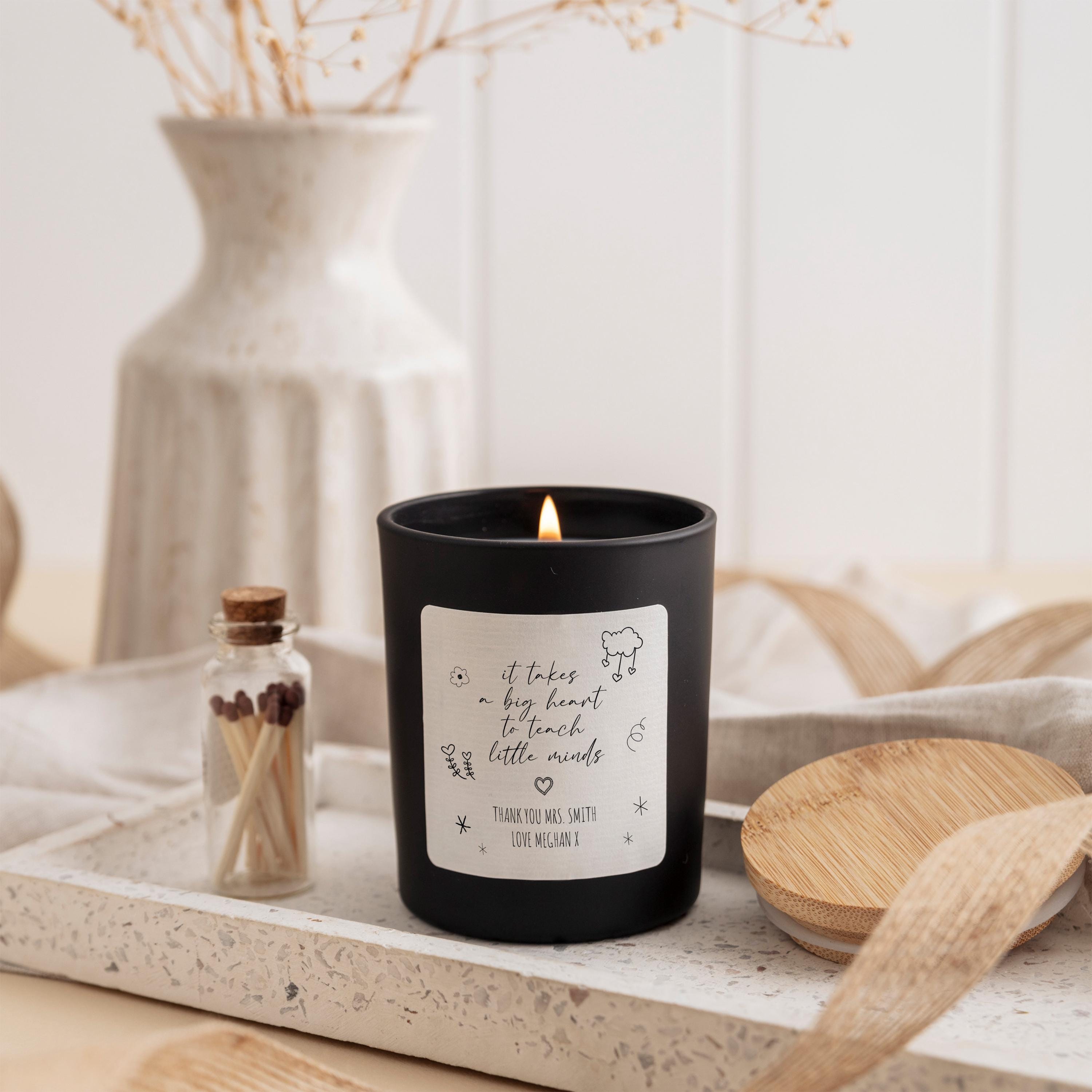 Candela Profumata Grazie Maestra - Idea Regalo Maestra