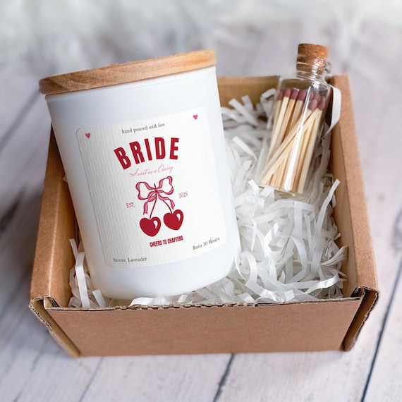 Duftkerze Für Die Brautparty – Elegantes Hochzeitsgeschenk Mit Romantischem Aroma