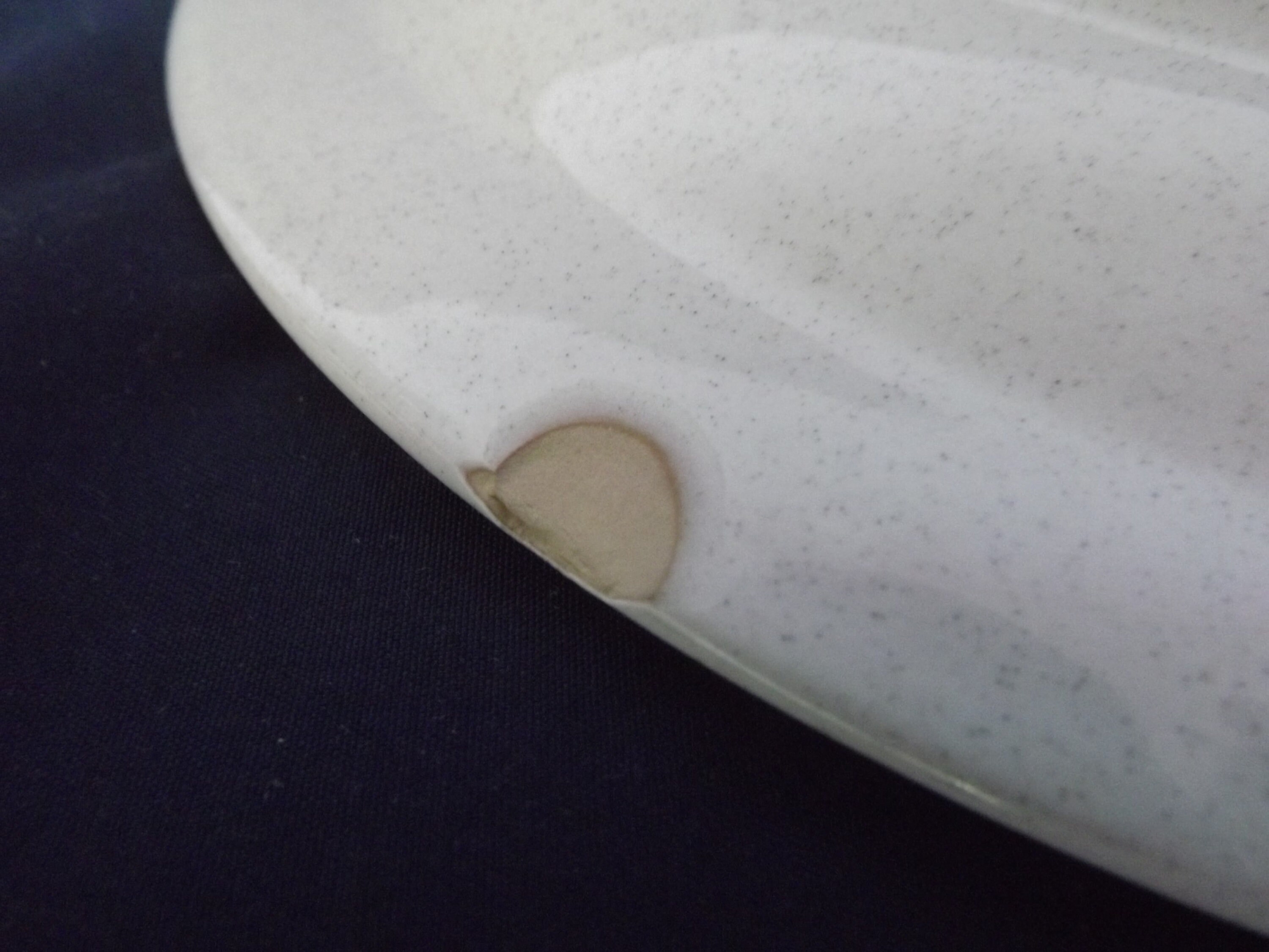 Nikko Colorstone Dinner Plate - Blue Flowers With Brown Trim