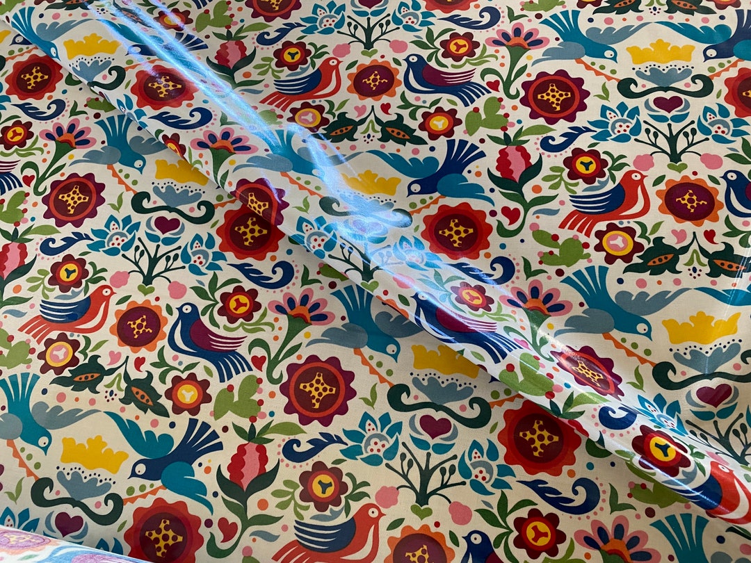 Alexander Henry La Paloma is Laminated Fabric Laminated Cotton, Similar