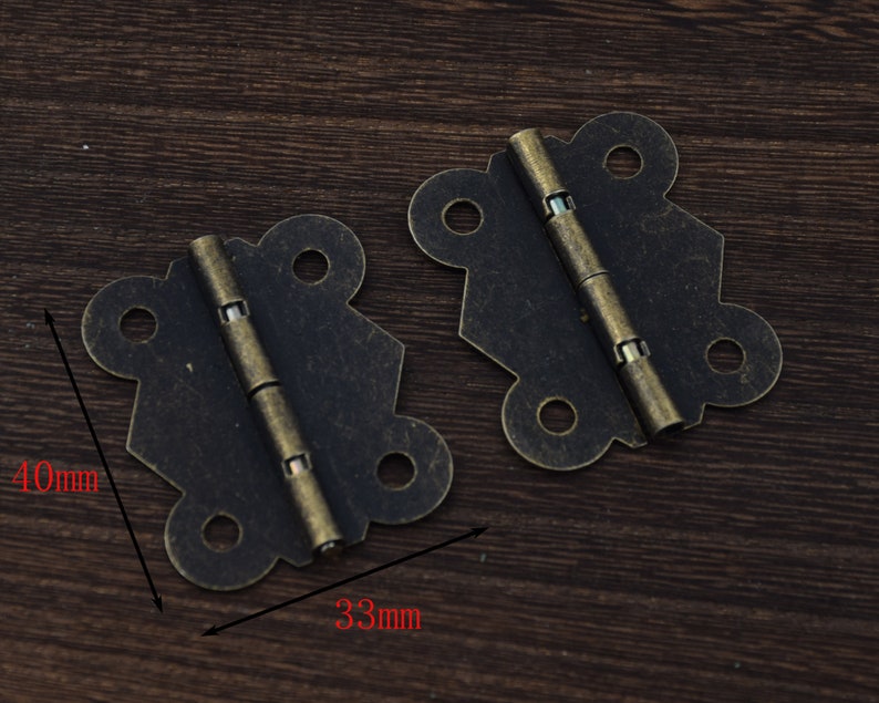 4033mm 90 Degree Metal Hinges Box Hinges Decorative Etsy