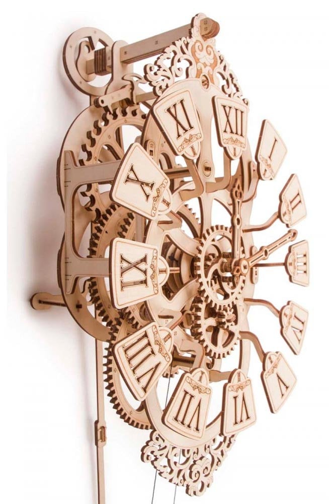 Pendulum Clock 3d Puzzle Pendulum Wall Clock Mechanical Etsy