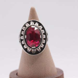 Vintage silver ring USSR