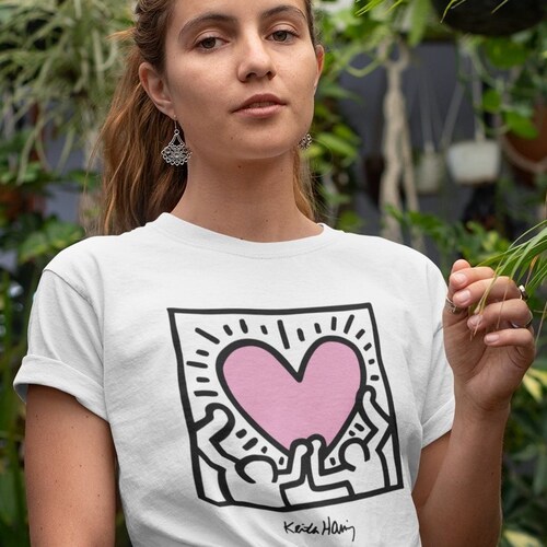 Keith Haring Shirt Pop Art T-shirt Men 