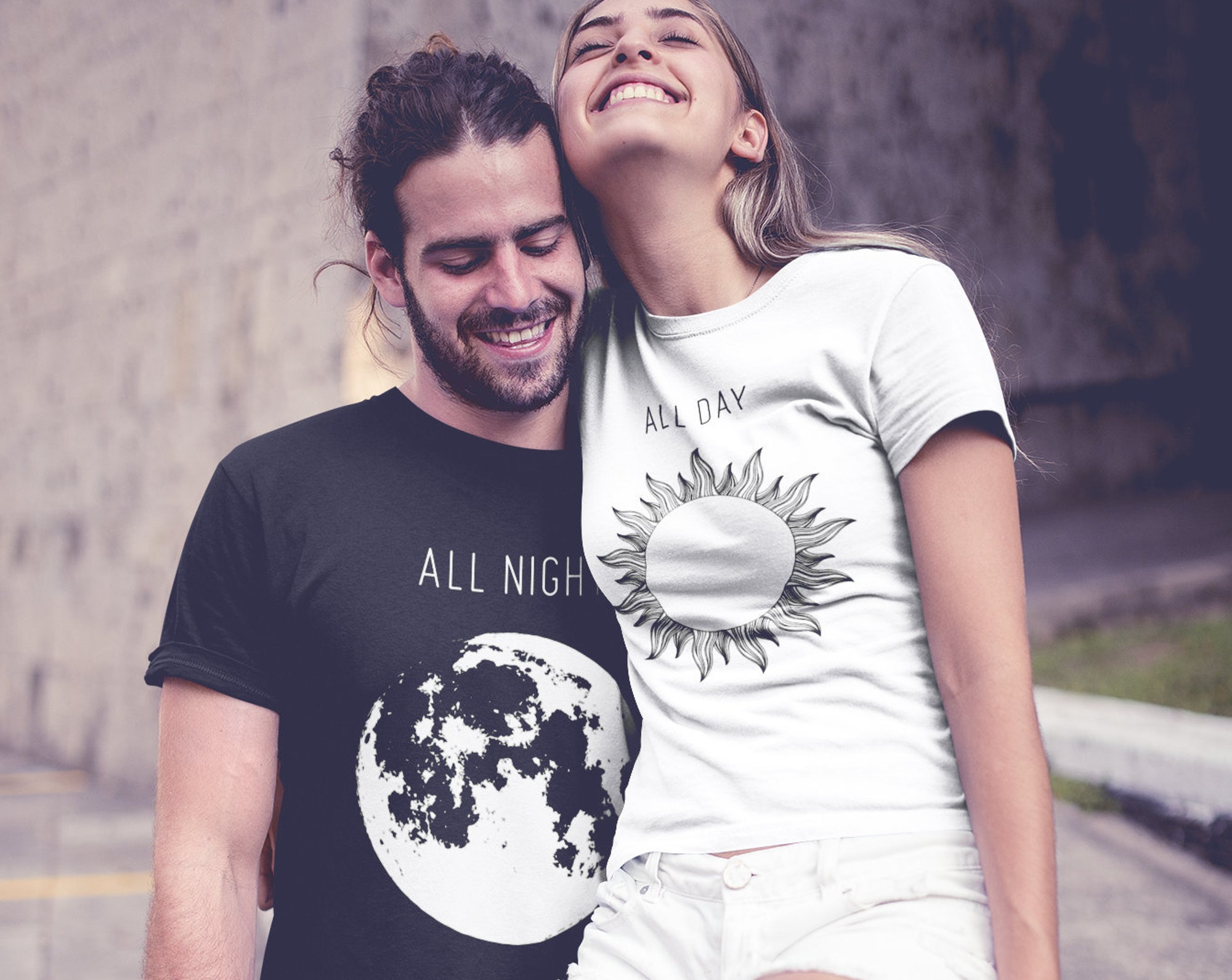 Discover Matching Couple Shirts, Couples Moon Sun t-shirt