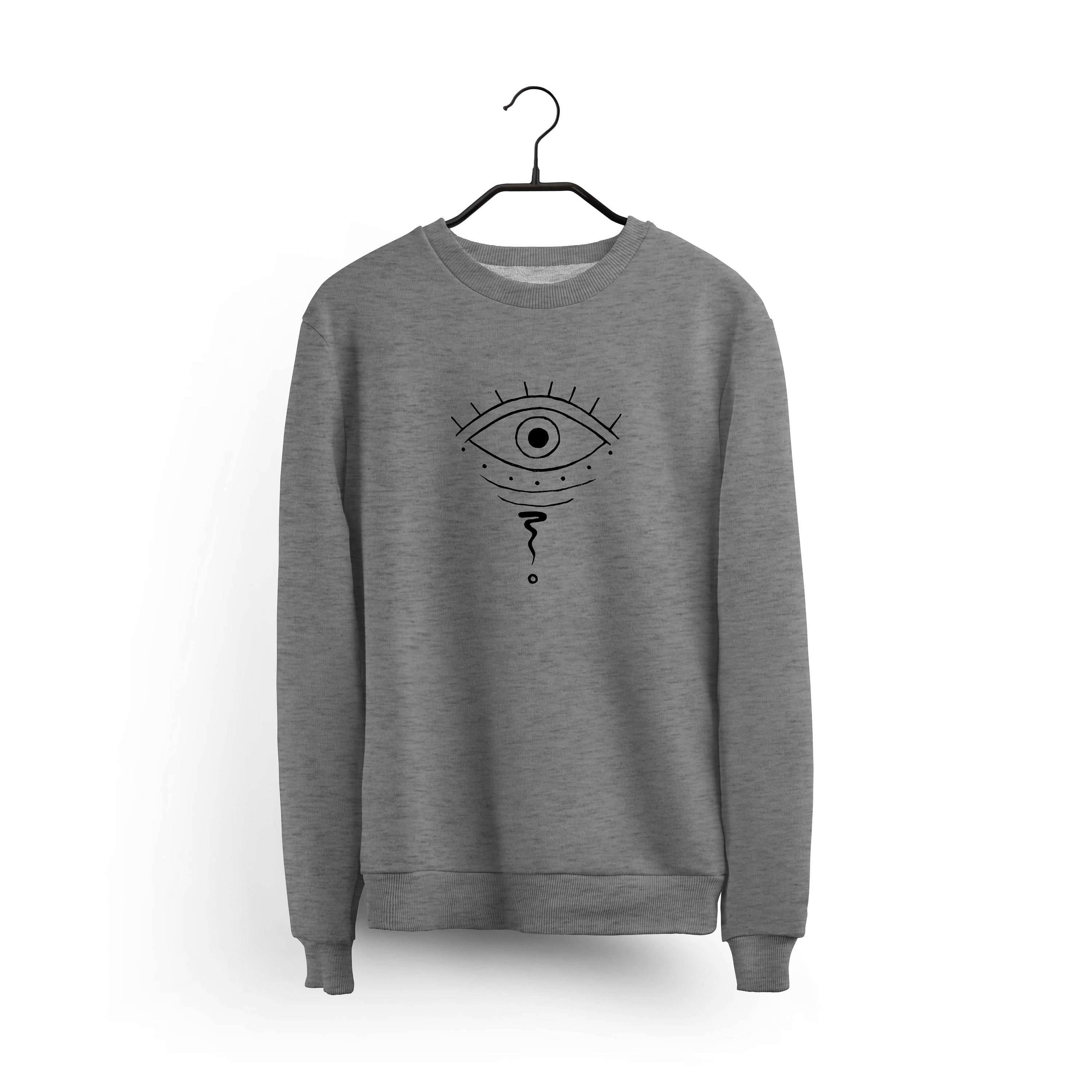 Evil Eye Sweatshirt Vintage Sweatshirt Evil Eye Jumper Etsy