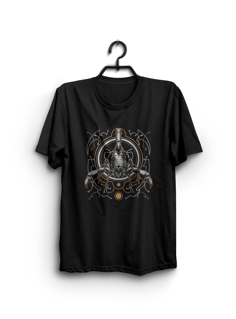 Scorpion Shirt unisex adult t-shirt Streetwear Cool and Stylish Tee Minimalist clothing gift for him Zodiac tshirt Aesthetic clothing
