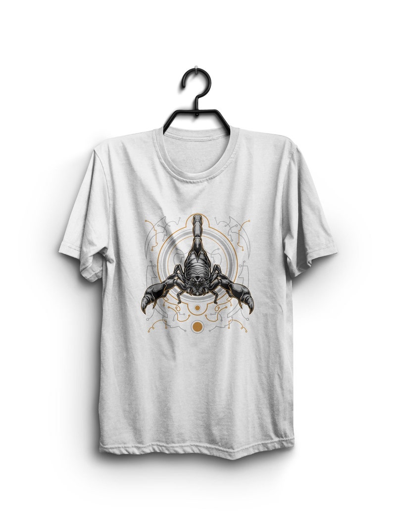 Scorpion Shirt unisex adult t-shirt Streetwear Cool and Stylish Tee Minimalist clothing gift for him Zodiac tshirt Aesthetic clothing