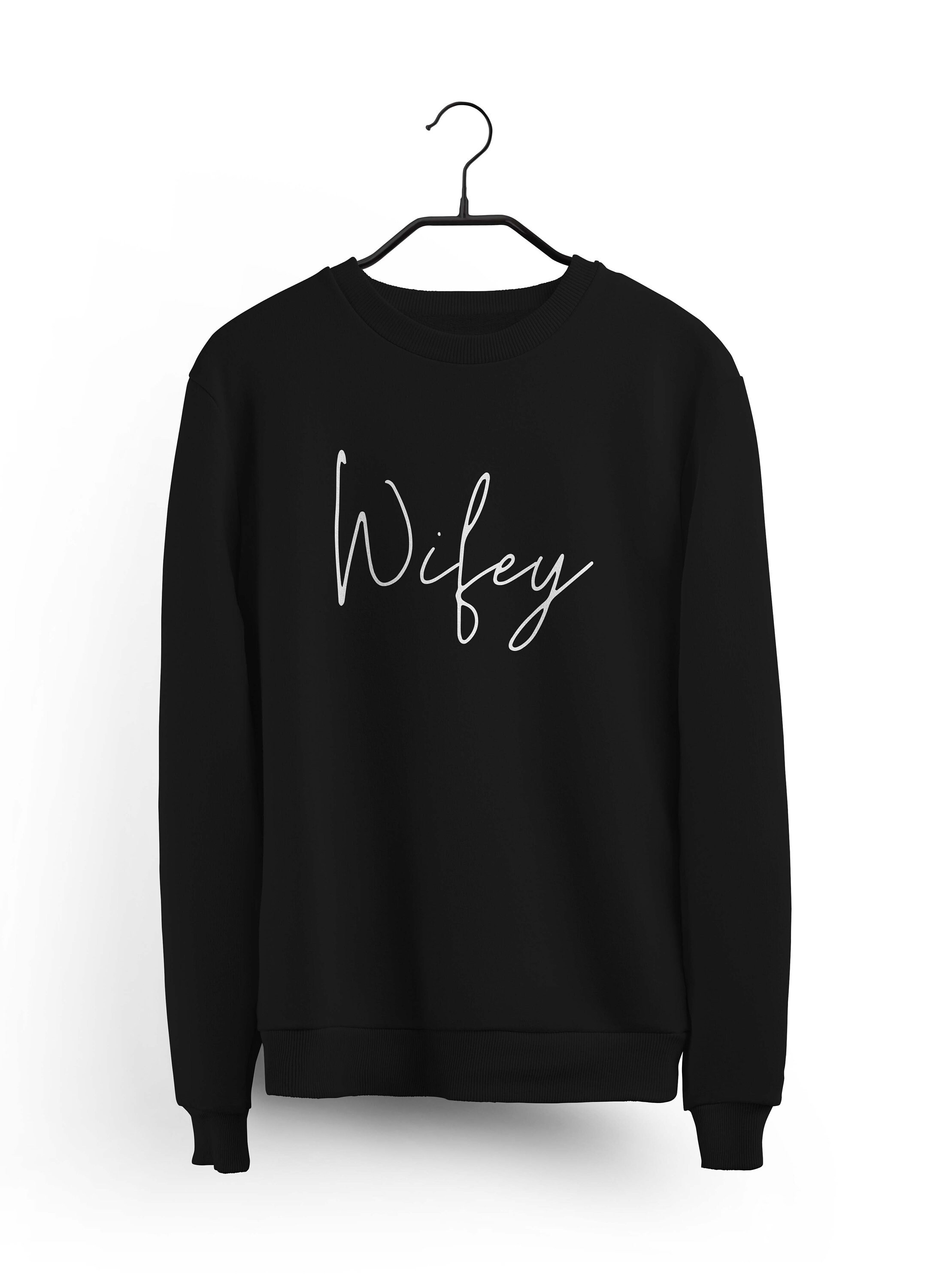 Hubby Wifey unisex Sweatshirts Honeymoon Sweater Just | Etsy