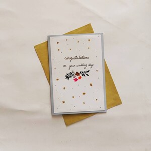 Cartão de casamento exclusivo e elegante