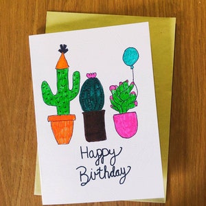 Carte d'anniversaire amusante et colorée