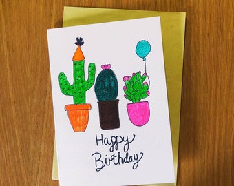 Leuke en kleurrijke verjaardagskaart