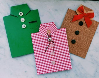 Vaderdag Shirt Kaart - Handgemaakt