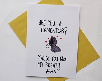 Leuke Cheesy Love Card -Harry Potter