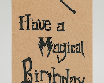 Magische Harry Potter-kaart