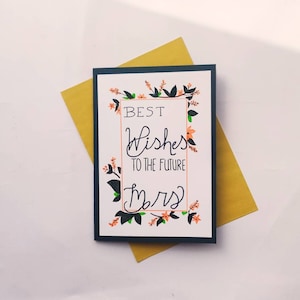 Bride to Be Wedding Shower Card