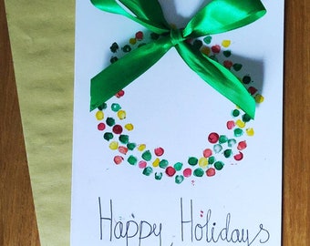 Happy Holidays Kerstkaart