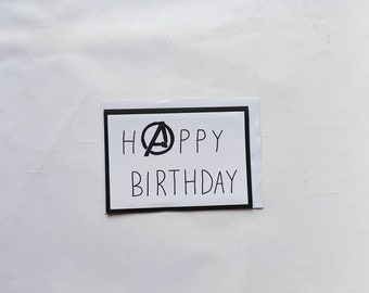 Avengers Verjaardagskaart