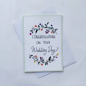 Congratulations on your Wedding Day Card