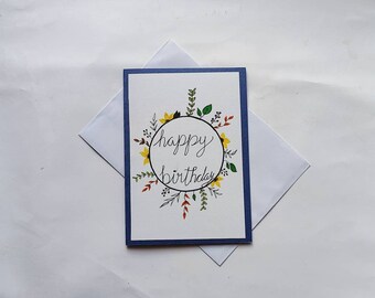 Verjaardag Bloemenkaart