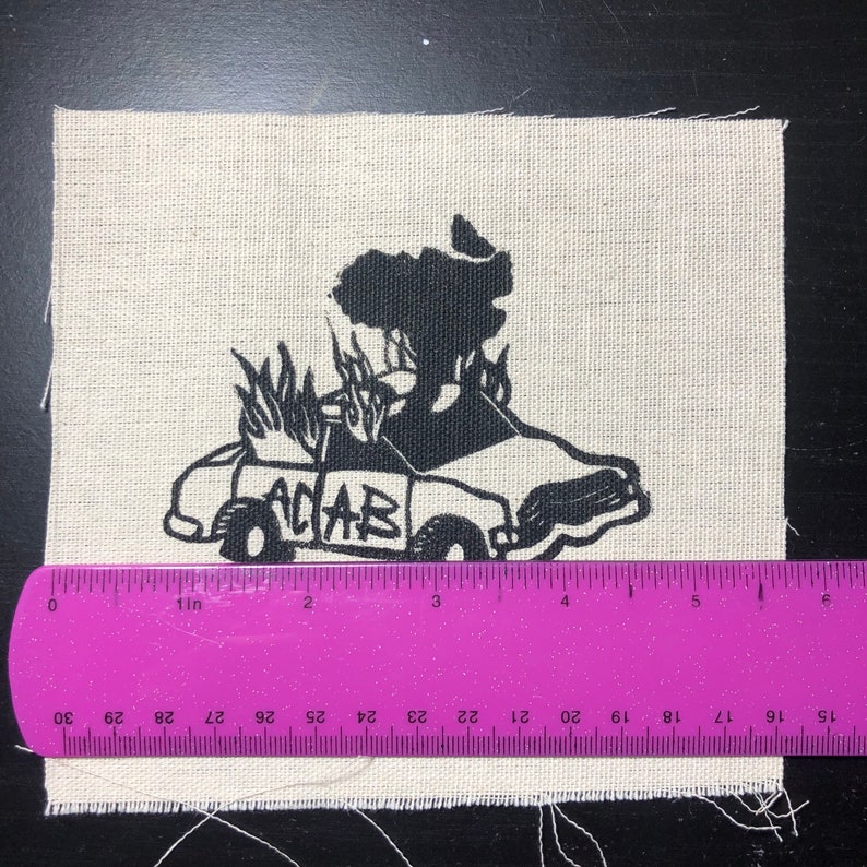 Burning Car patch