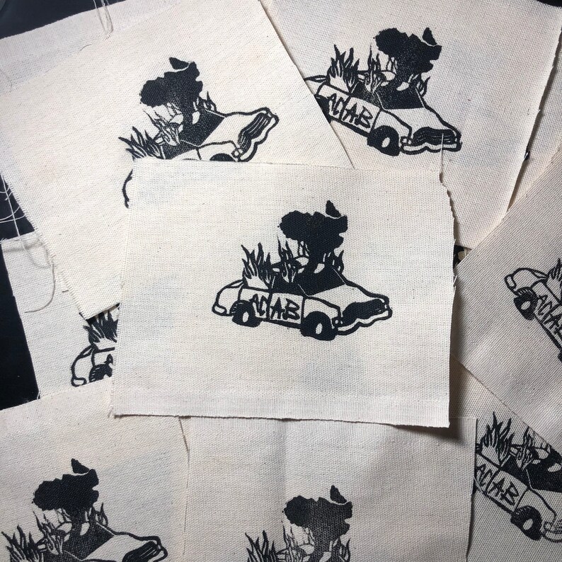 Burning Car patch