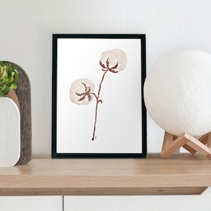 Botanical Prints Set of 6, Original Watercolour Art , Nature-Inspired Wall Decor, A5 Size, Unframed
