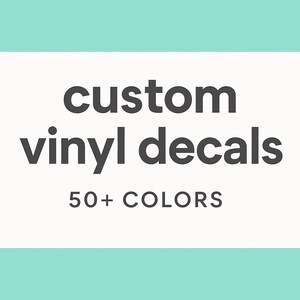 Custom Vinyl Name Decals: Balloons, Gifts, Weddings, Bachelorette Party Decor, Birthdays