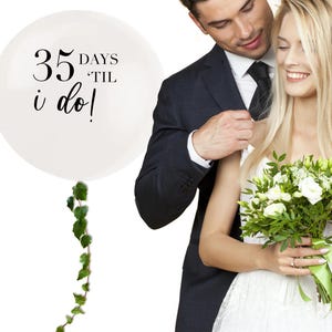 DIY Personalized, Bridal, Birthday, Baby shower, bridal party, wedding, I said yes, Custom Balloon Decal, For Her, Engagement