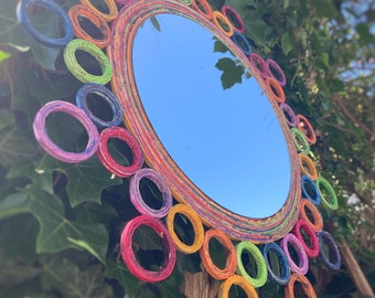 Rainbow Mirror, Unique Mirrors, Large wall Mirrors, Bedroom Decor, Modern Wall Mirror, Gift for Home Decor, Home Decor