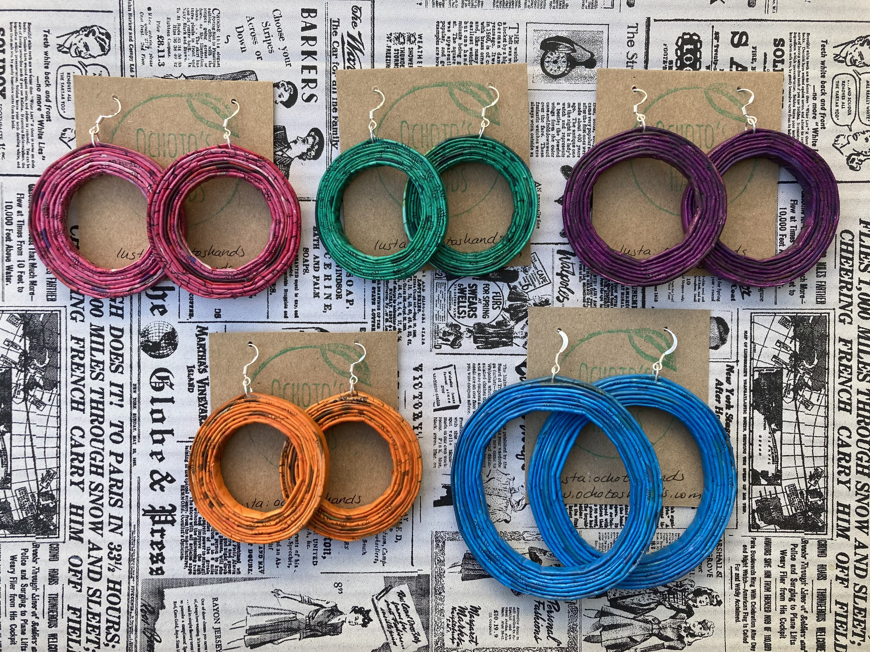 hula hoop earrings