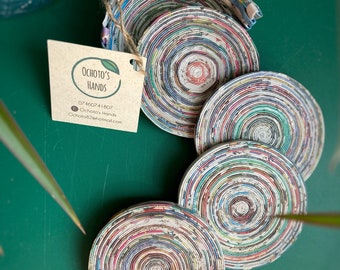 Eco-friendly Coasters/Sustainable/Handmade