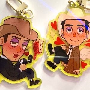 Supernatural double sided acrylic charms 2.9”