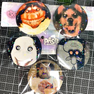 Botones holográficos de Creepypasta