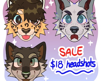 5 available discount custom headshot commissions MESSAGE BEFORE BUYING