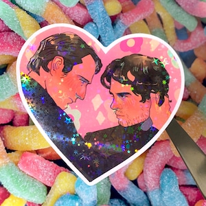 JUMBO holographic hannibal waterproof stickers, sparkly and scratch resistant! 4 inches