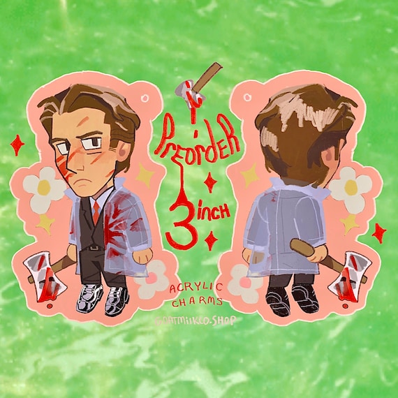 READY 2 SHIP! Patrick Batem*n acrylic charms 7.5cm abt 3inches
