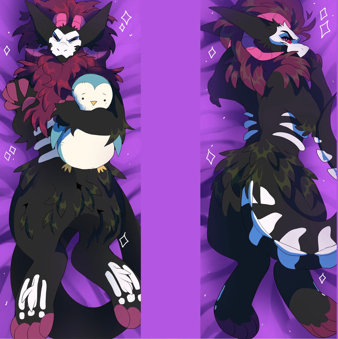 CUSTOM furry dakimakura body pillow Etsy