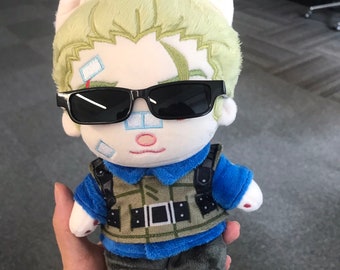 PREORDER catboy wesker plushies 20-22cm tall plushies comes w removable glasses