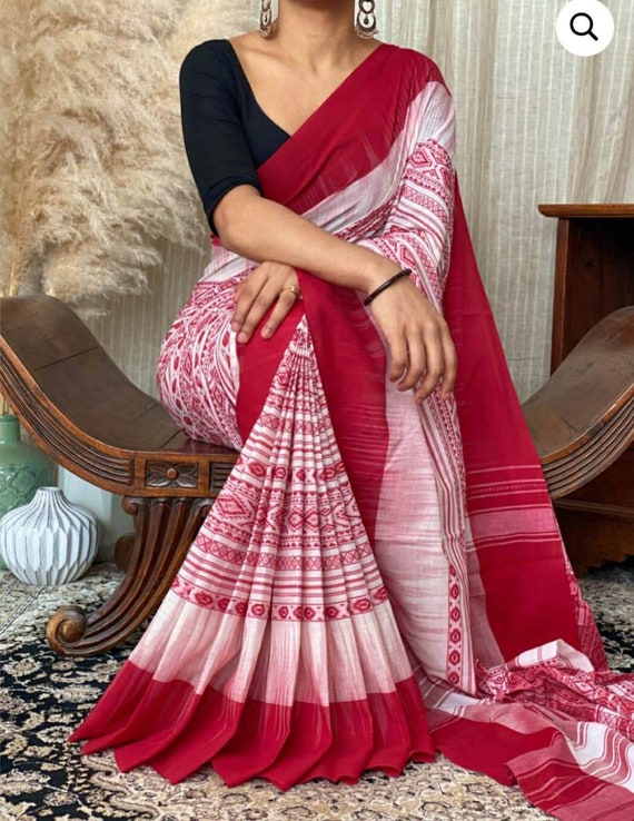 Buy BYNBRIT Khadi Cotton Printed Saree stylish for Women Online at Best  Prices in India - JioMart.