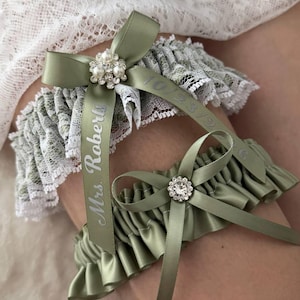 Green Garter Belt - Etsy
