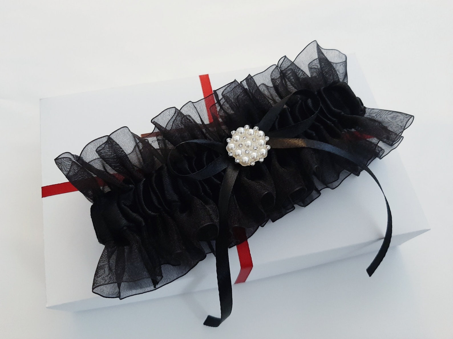 Black Wedding Garter, Wedding Garter Set, Black Garter Set, Black ...